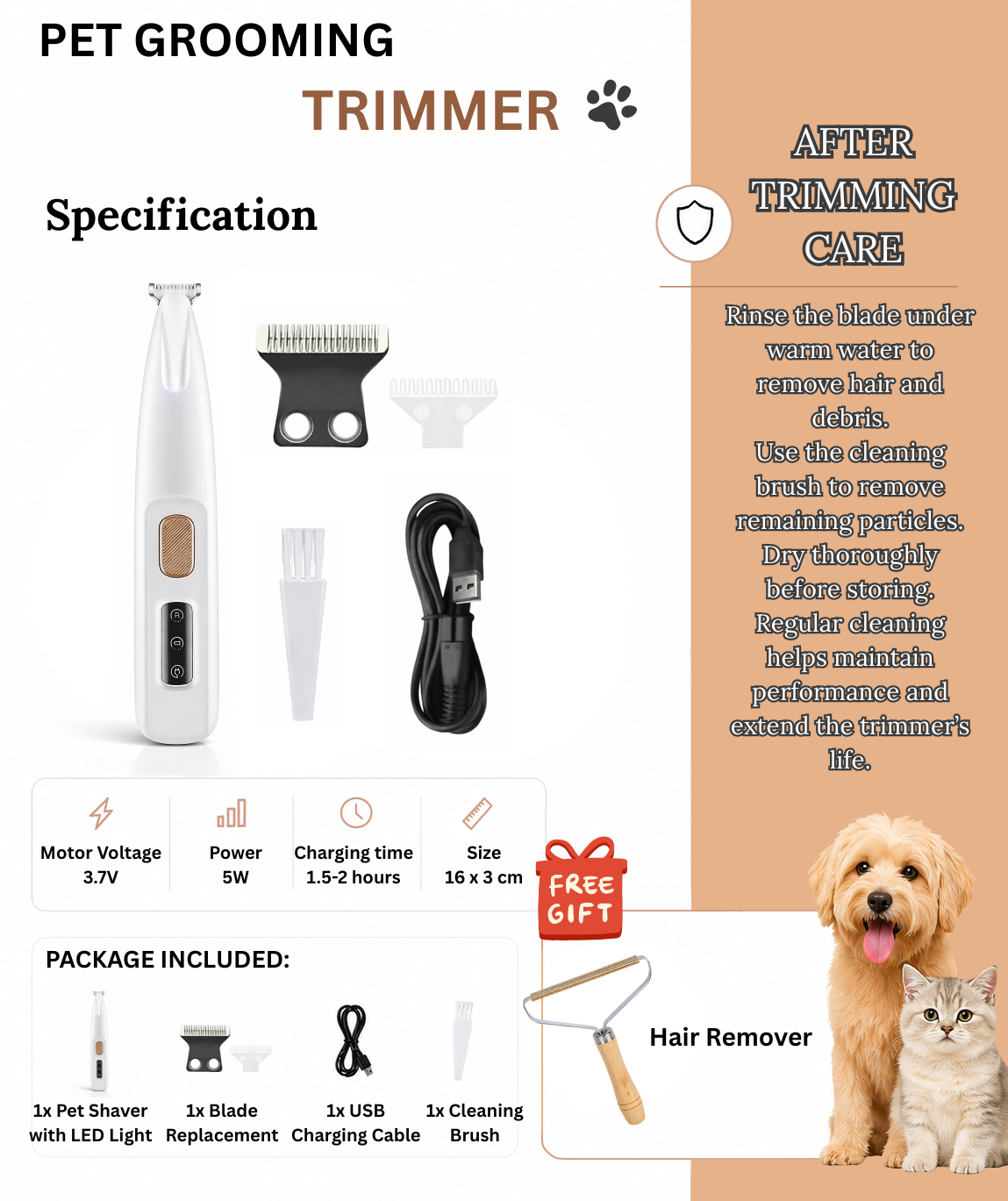 Paw Trimmer for Pet