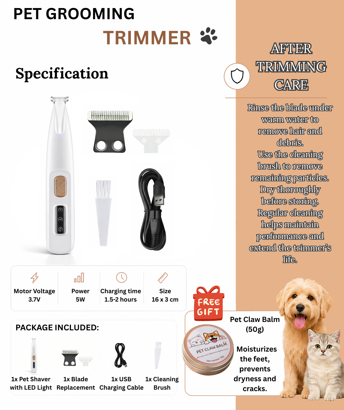 Paw Trimmer for Pet