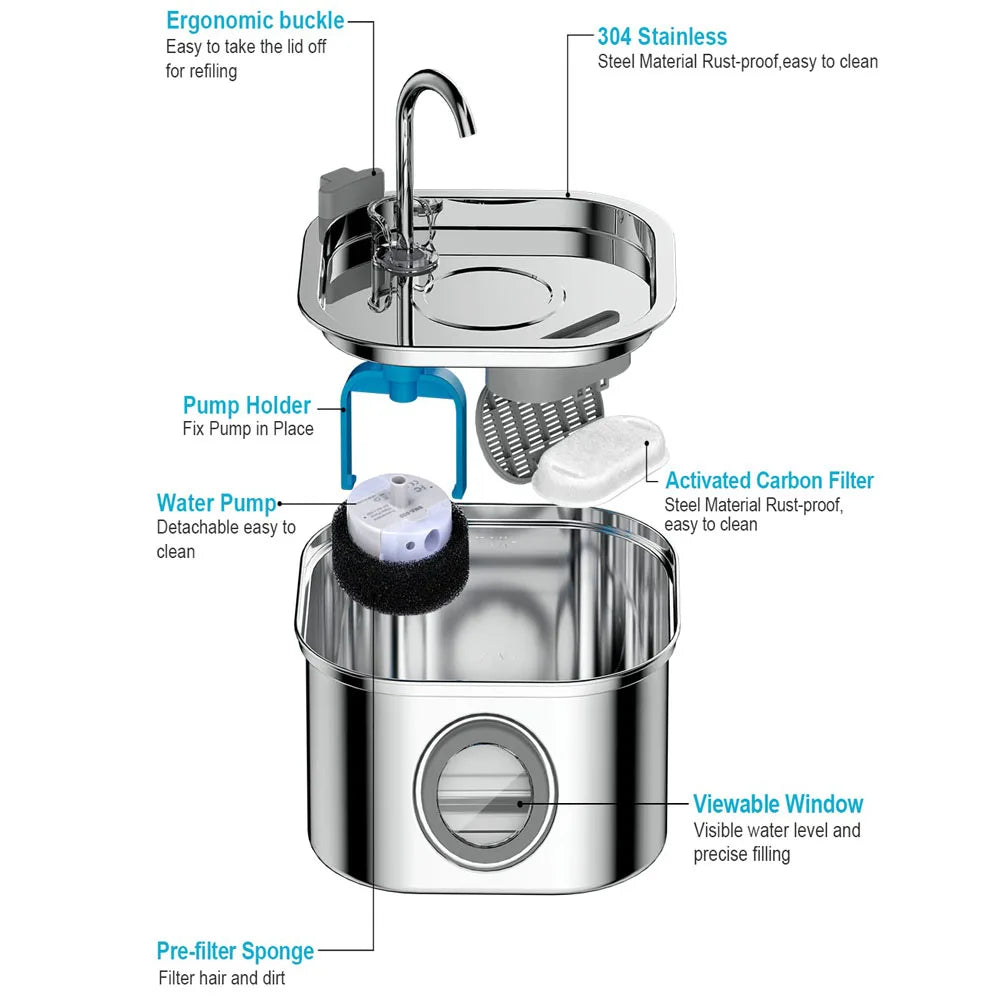 Pet Water Fountain